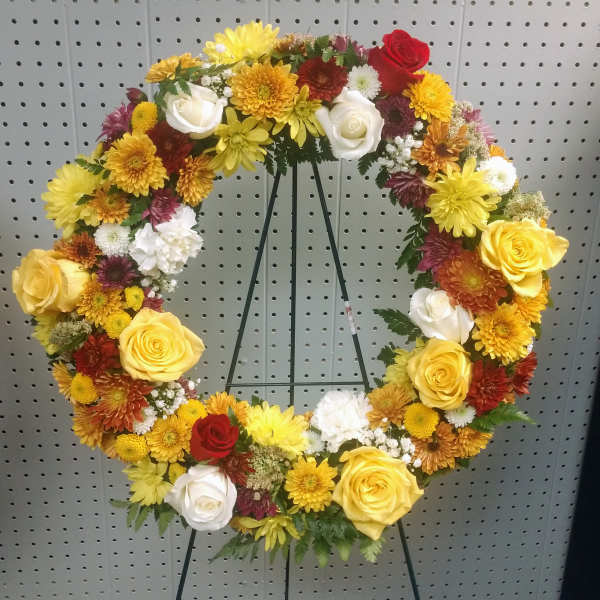 Fall Tribute Wreath