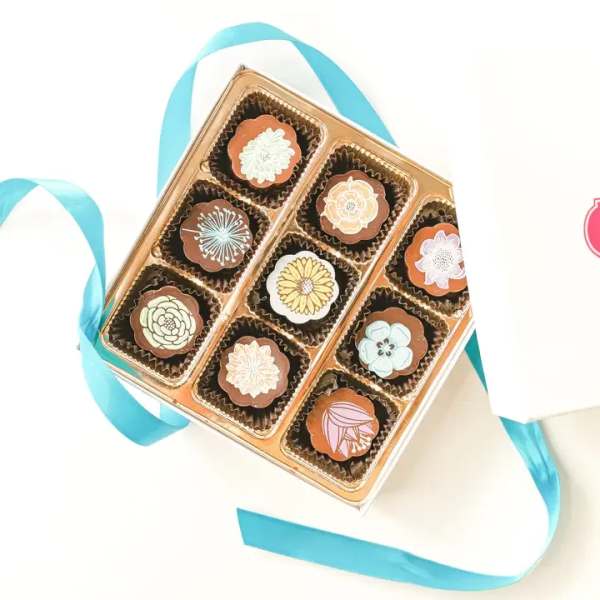 Flowers - Chocolate Covered Caramels