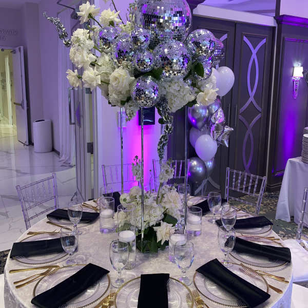 White disco party