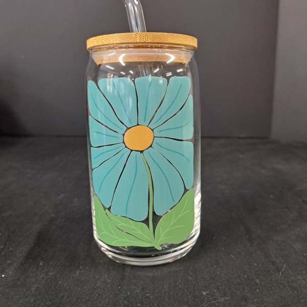 Blue Flower Cup