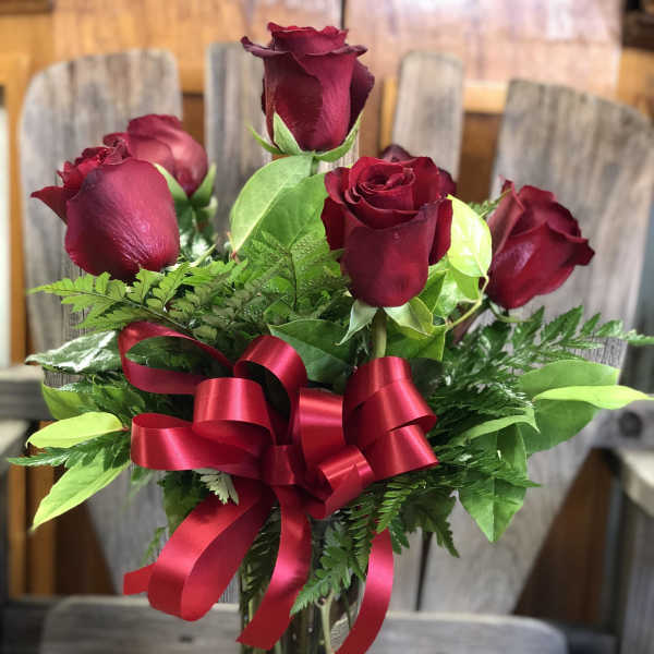 Half Dozen Long Stemmed Roses