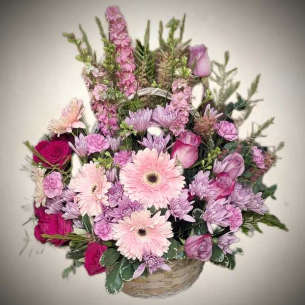 Pink Garden Basket