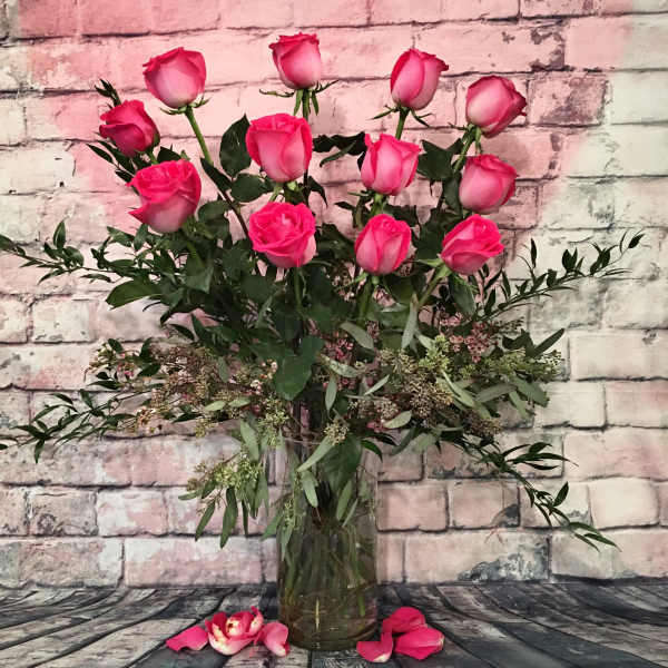 CE SOIR / HOT PINK COLOR ROSES