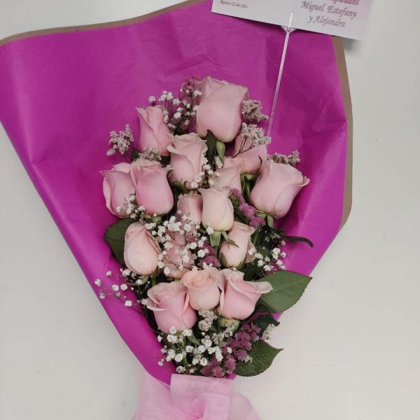 Bouquet Rosas Pink Classic