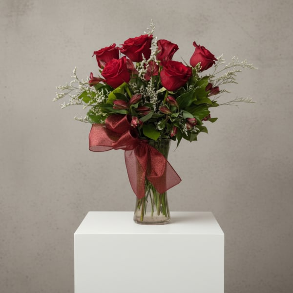Half Dozen Long Stemmed Roses