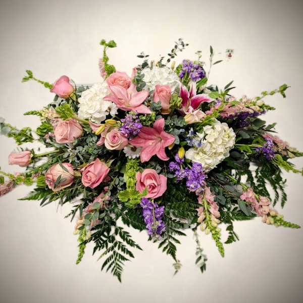 Beauty and Tenderness Casket Spray