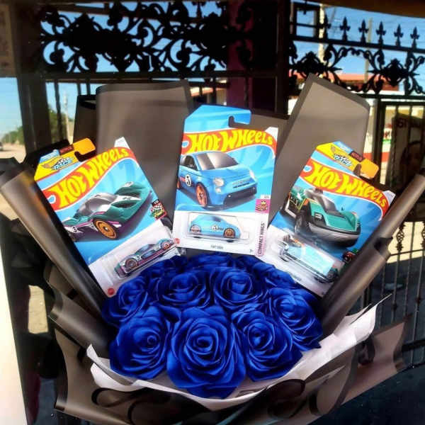 Ramo hot wheels azul