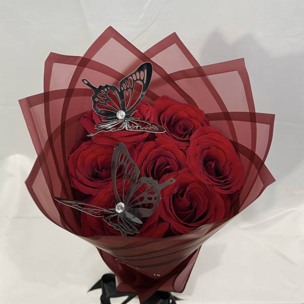 Rose Wrapped Bouquets