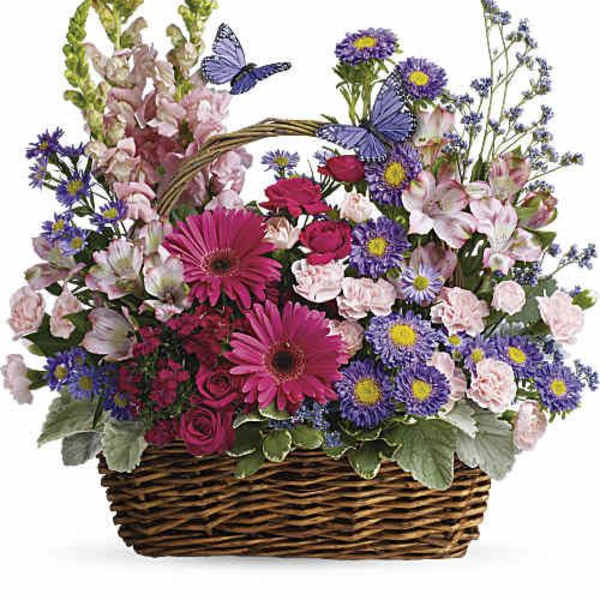 Sweet Surprise Flower Basket