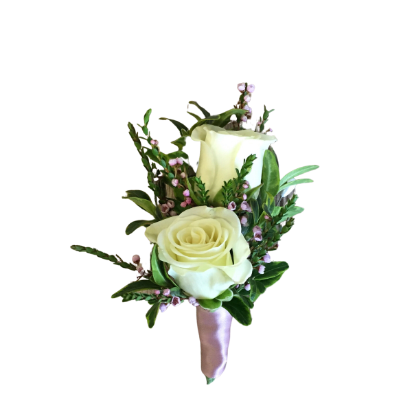Boutonniere #5 2 Spray Rose Boutonniere