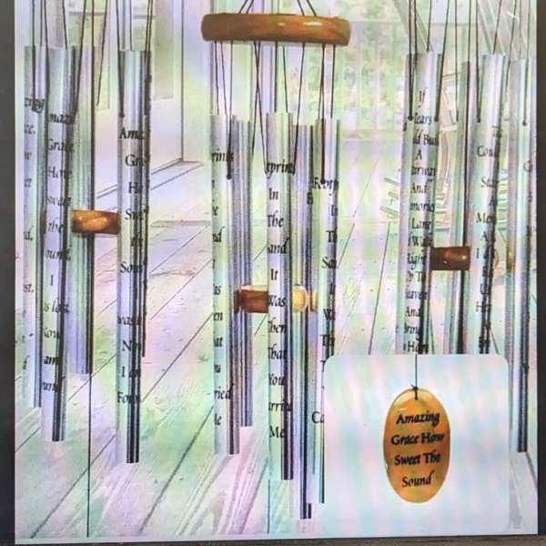 Amazing Grace Windchime - Wooden