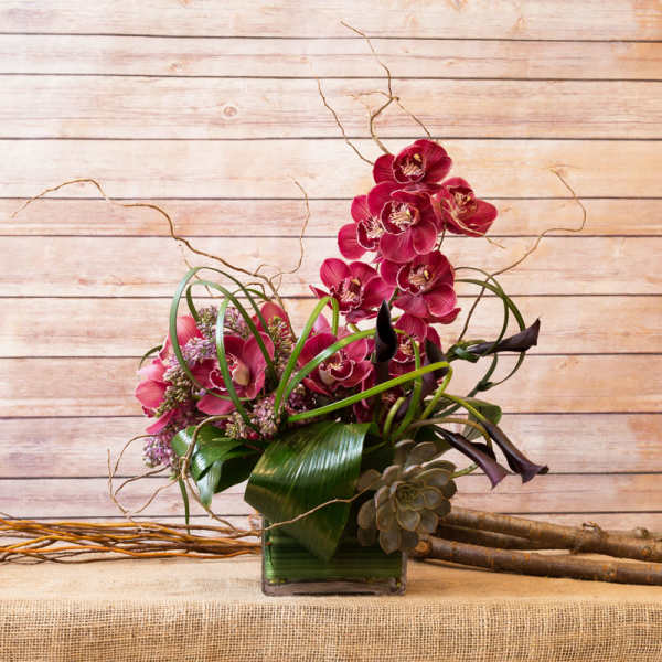 MODERN ORCHID ARRANGEMENT