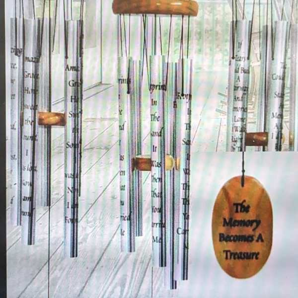 Treasured Memory Windchime - Wooden