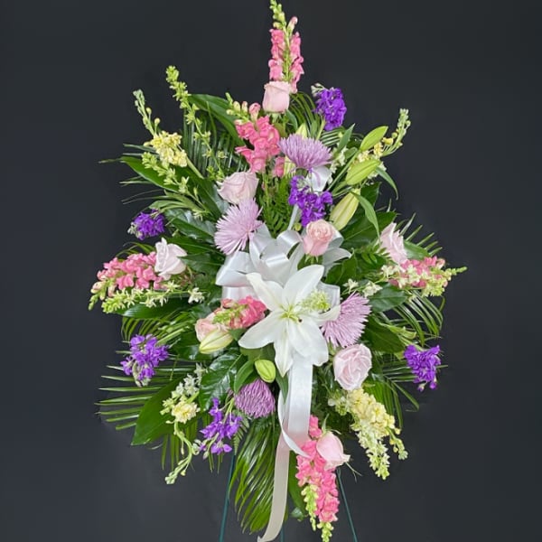 Pastel Farewell Standing Spray