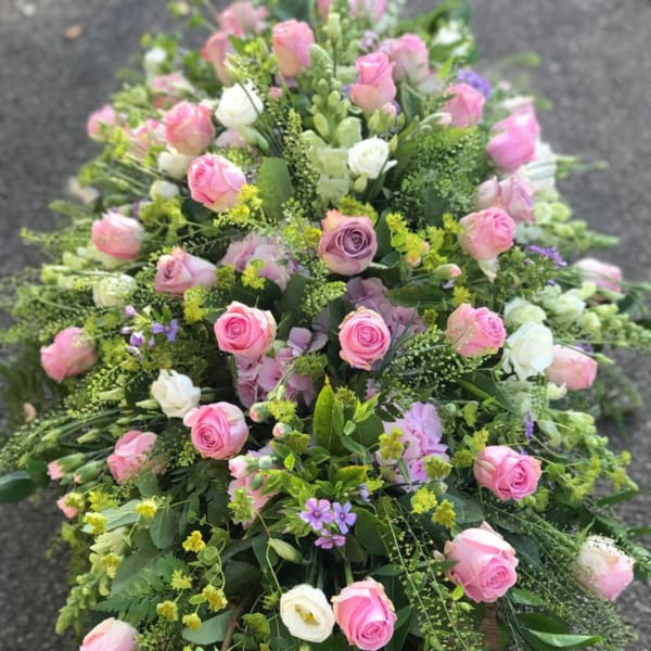 Treasured Moments Casket Spray