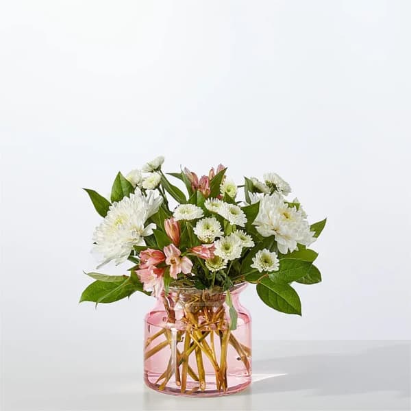 Pink Petal Perfection (Vase will vary)