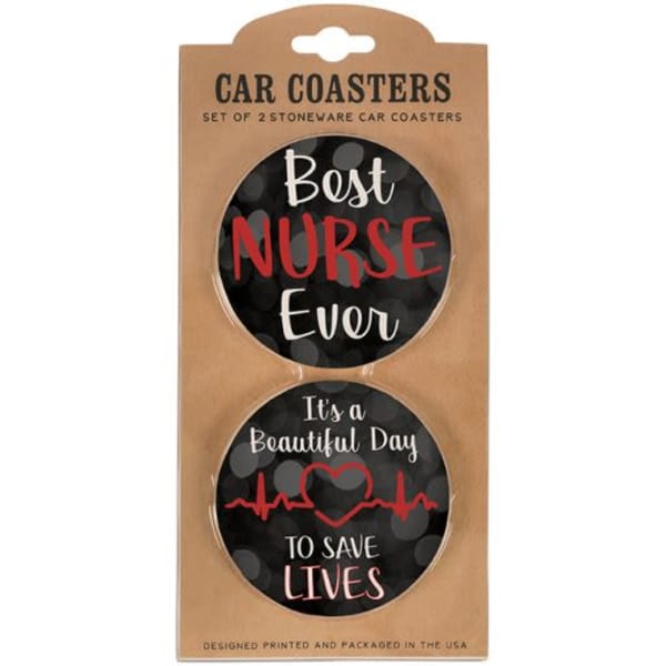 Car Coasters Best Nurse Ever