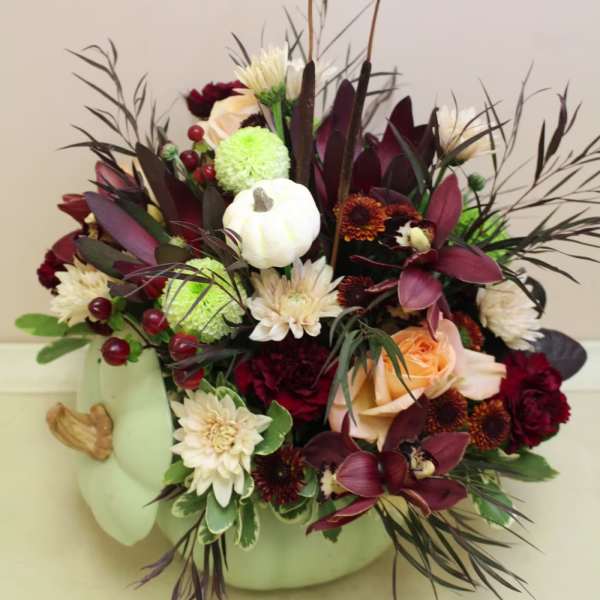 Sweet Sage Pumpkin Bouquet