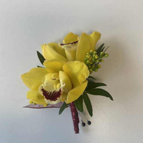 Yellow Prom Boutonniere