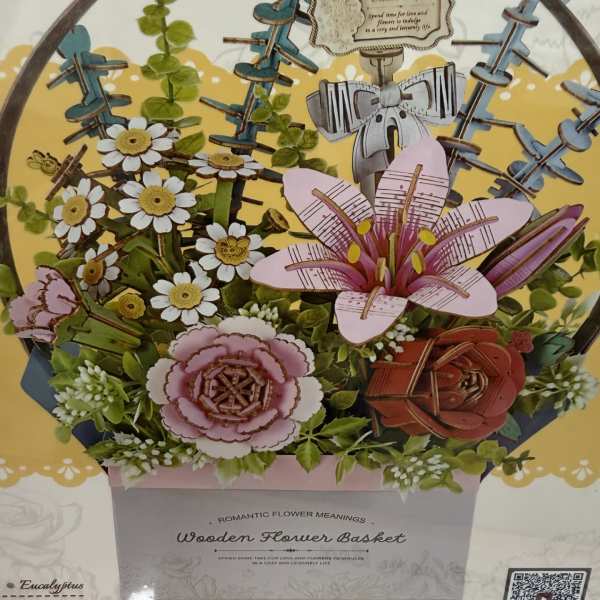 Rowood Wooden Flower Basket