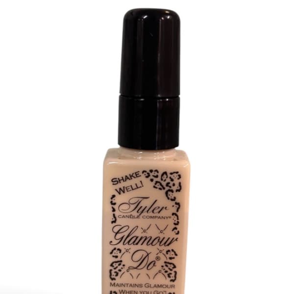 Beige Tyler Candle Company Glamour Do bottle with black cap