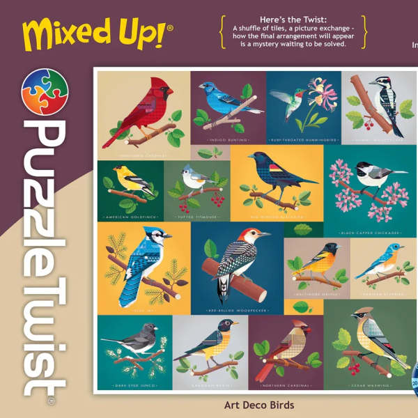 PuzzleTwist - Art Deco Birds