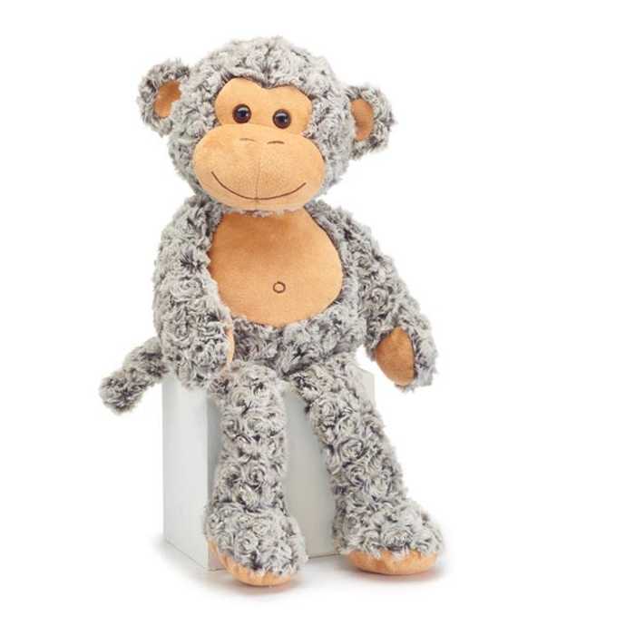 Fuzzy Monkey with cute Belly Button