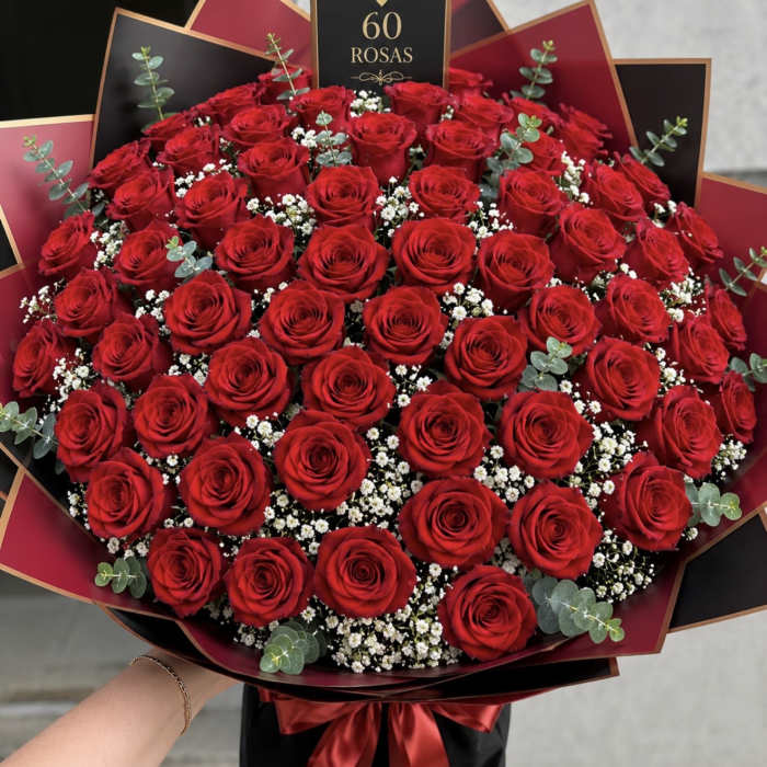 BUCHONES 60 ROSAS