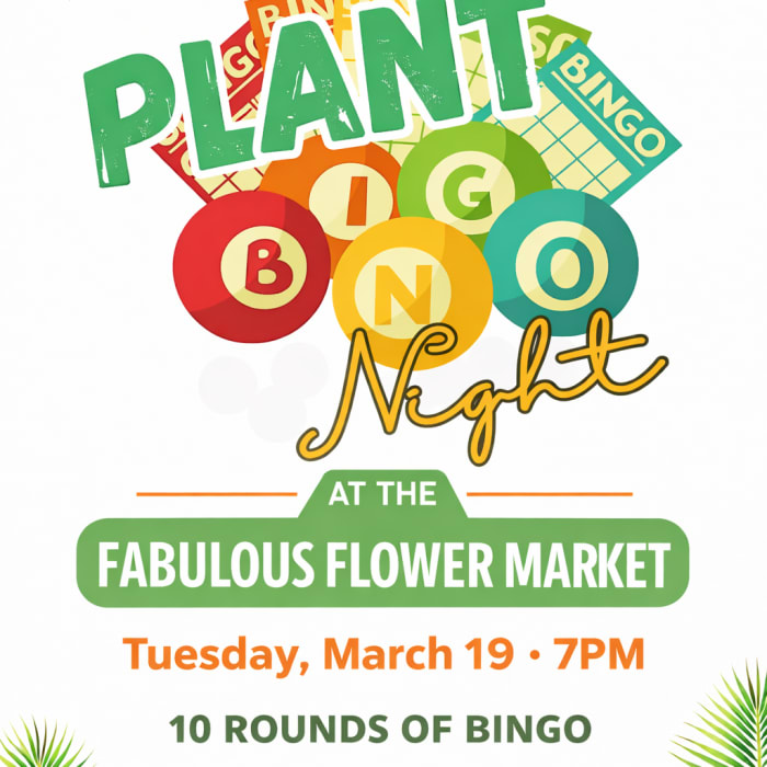 Plant Bingo Night 3/19