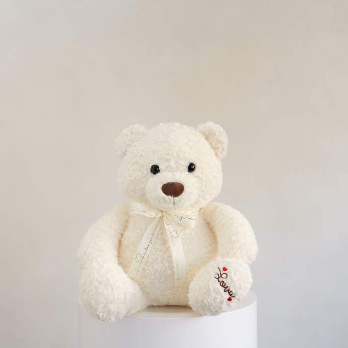 Deluxe Size Ivory Teddy Bear