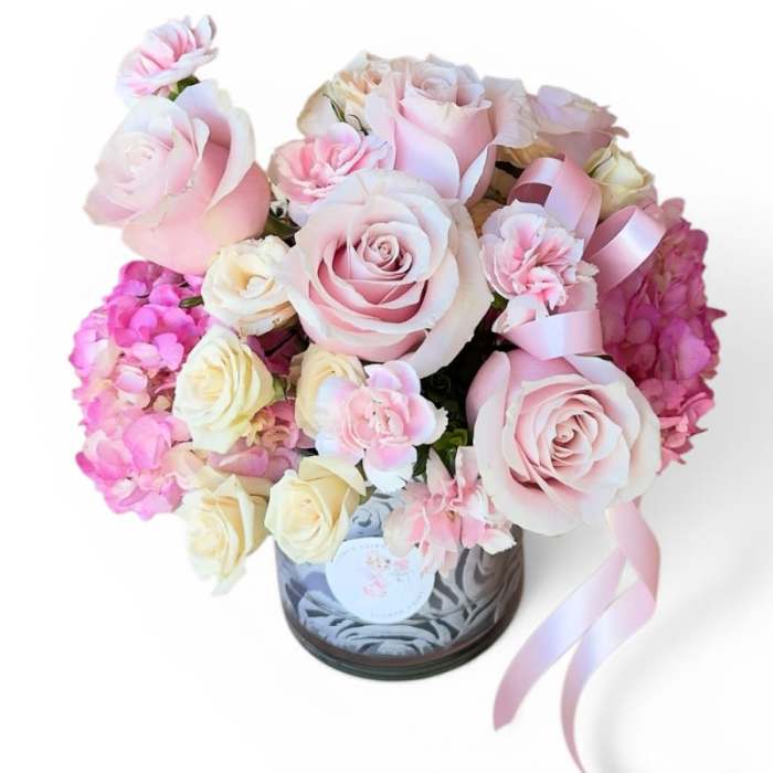 Pink Velvet Garden Arrangement #89