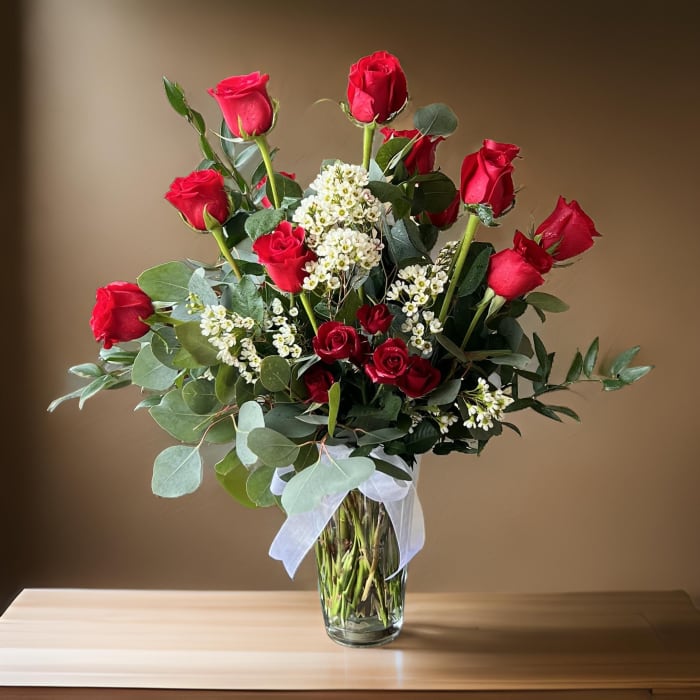 A Dozen Deluxe Roses