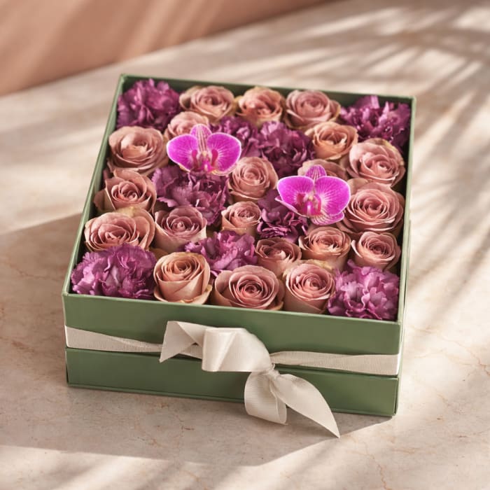 Orchid & Rose Luxury Flower Box