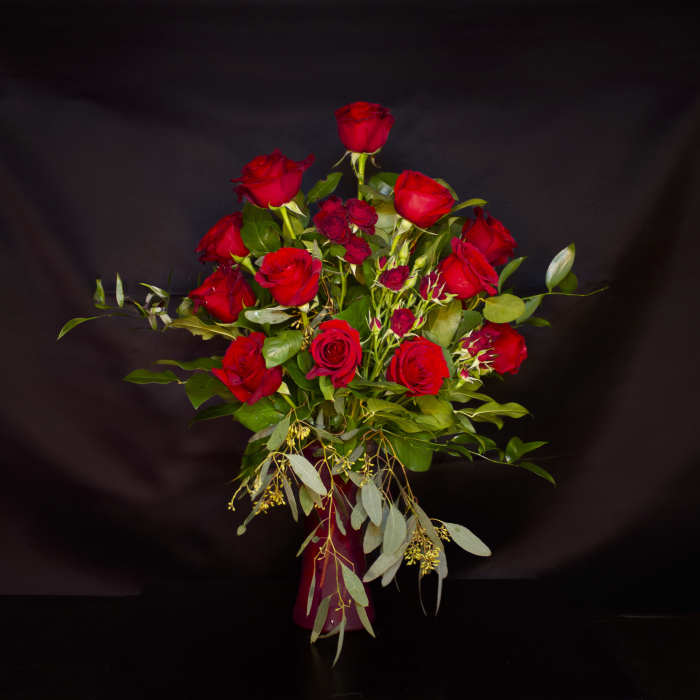 'Red Romance' by Madison's Flowers