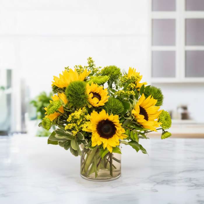 Sunflower & Green Bliss