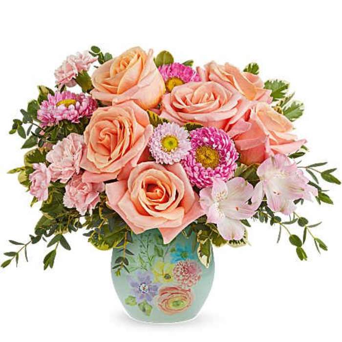 Watercolor Garden Bouquet