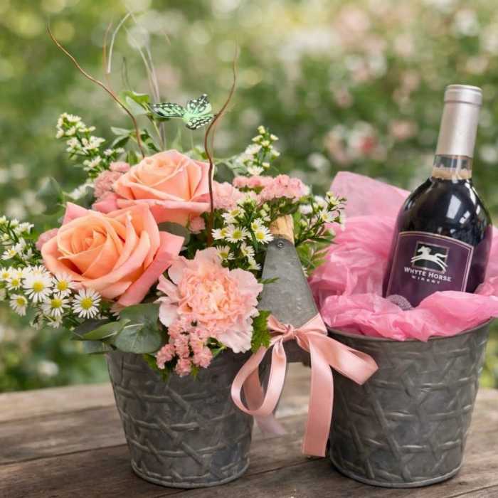 Double Sided Floral Container