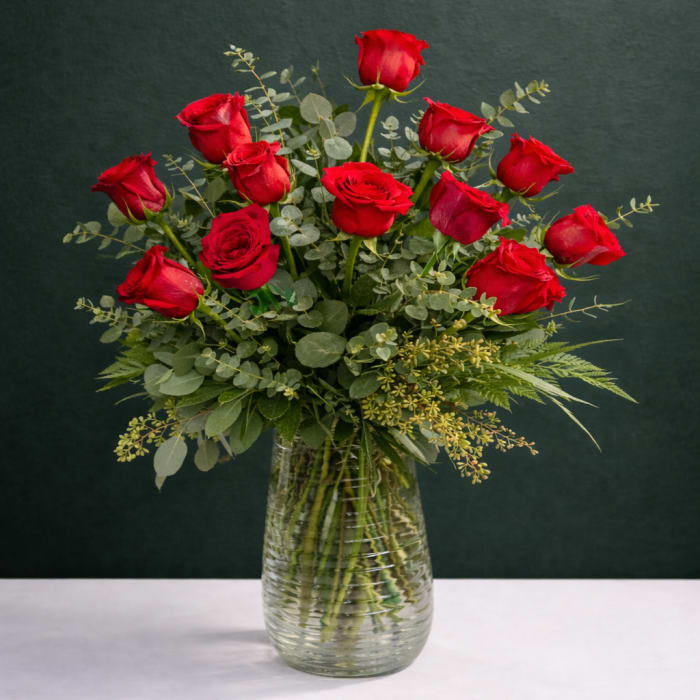 One Dozen Red Roses