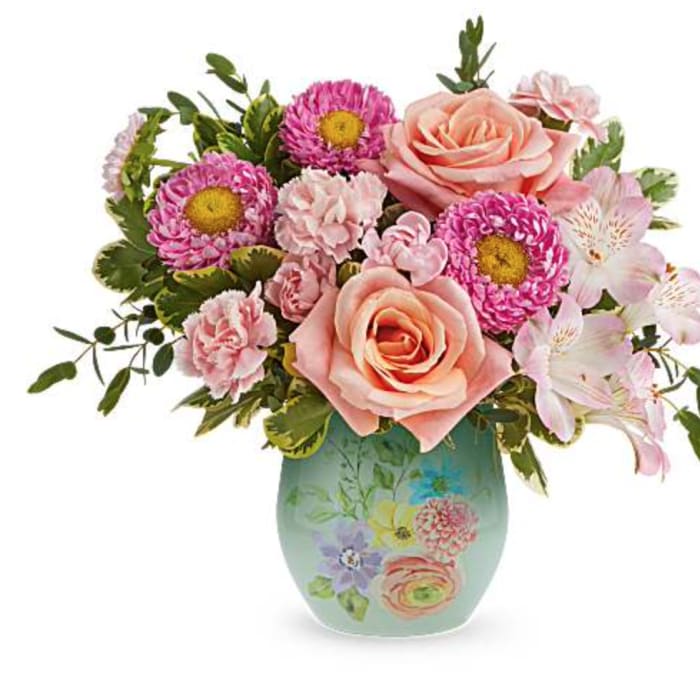 Watercolor Garden Bouquet