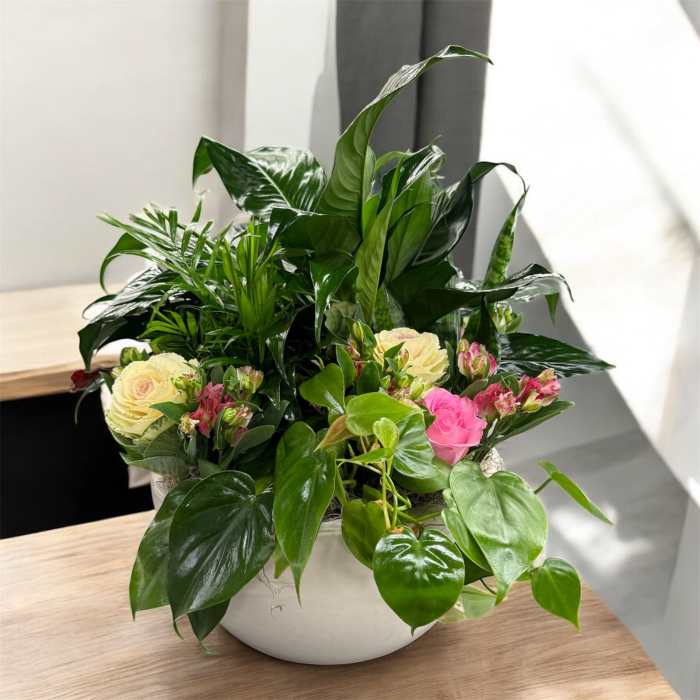 Floral Dish Garden