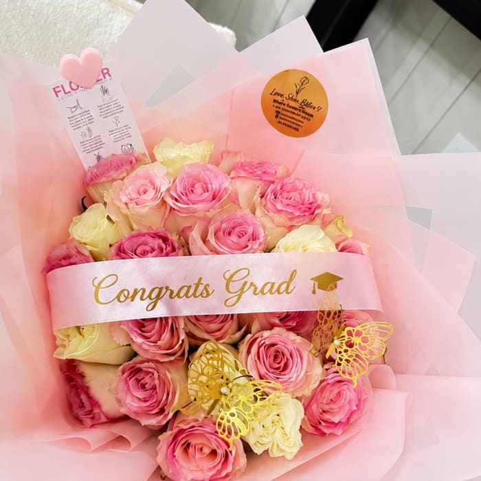 Pink Grad Bouquet