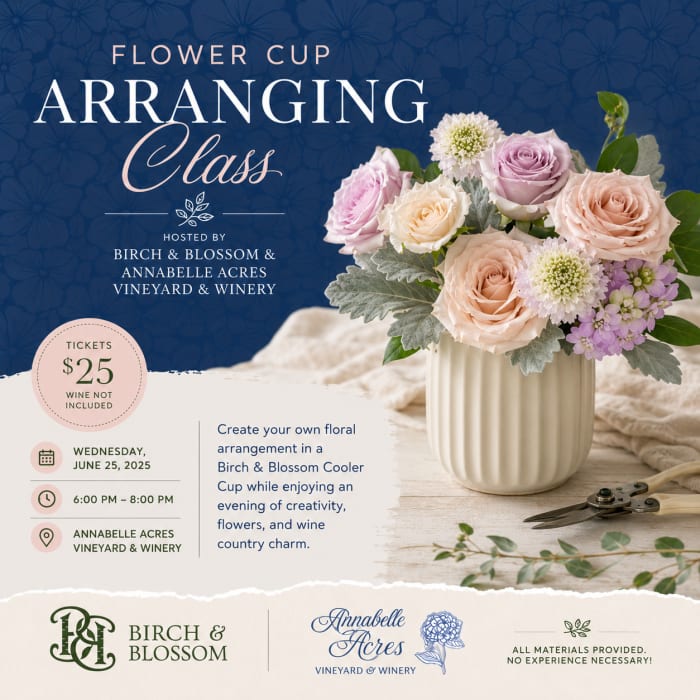 Create a Cup at Annabelle Acres Vineyard & Winery