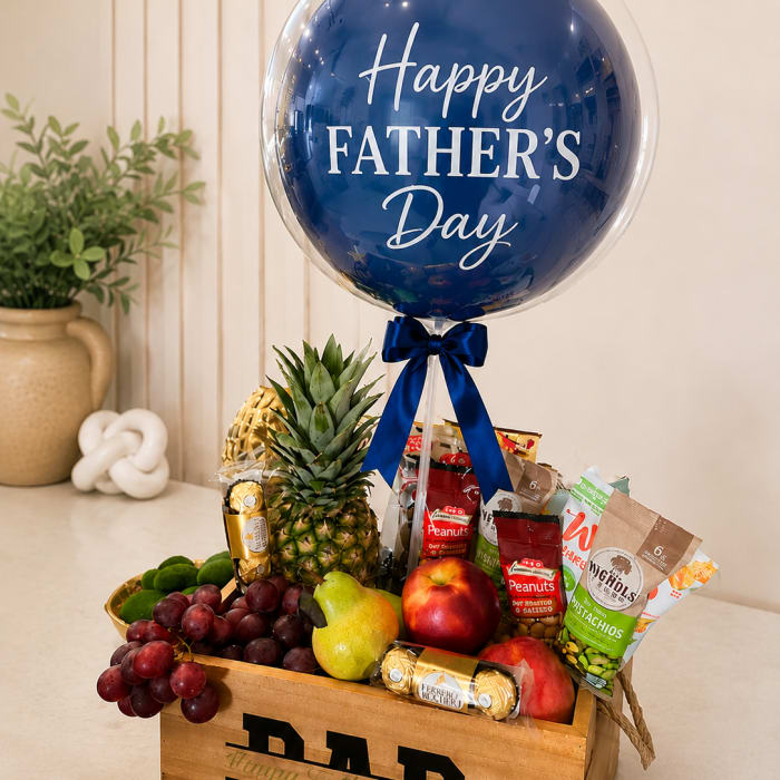 Happy Father's Day Fruit & Snack Crate