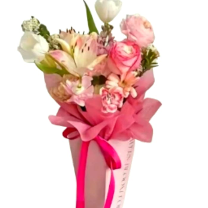 Blush Poetry Cone