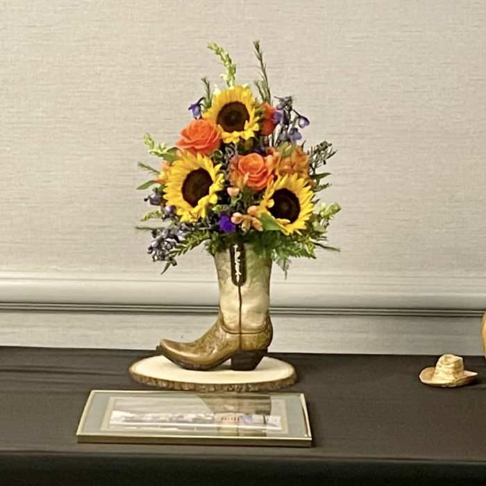Sophia's Sunflower Rose Boot