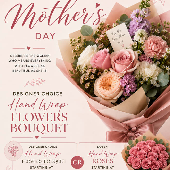 *HandWrap Flower Bouquets