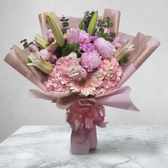 Peonies and Lilies