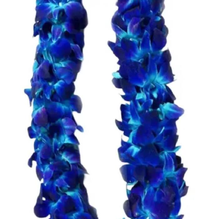 Blue Orchid Lei
