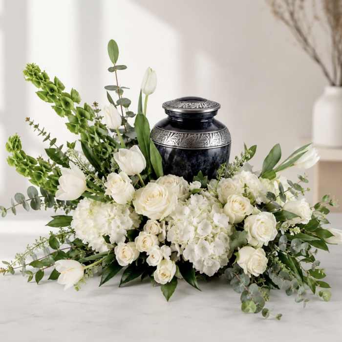 Cremation Wreath/WHITE