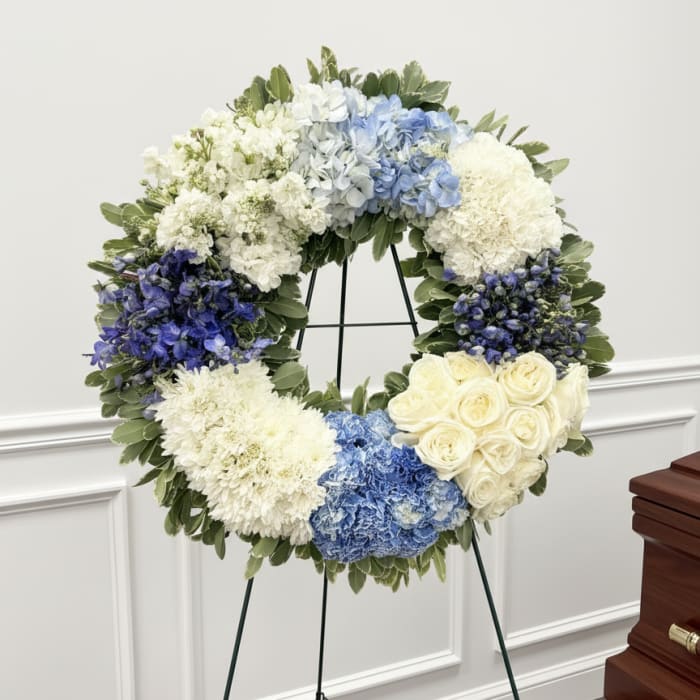 Tranquil Skies Wreath